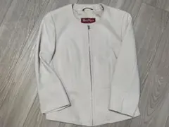 マックスマーラ MaxMara studio ノーカラージップジャケット40美品
