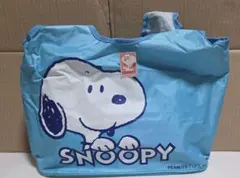 未使用　SNOOPY スヌーピー トートバッグ 　水色