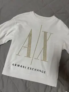 Armani Exchange ホワイト トレーナー・スウェット　セットアップ