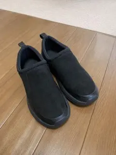 MUJI ブラック スリッポンレインスニーカー 23.5cmのサムネイル