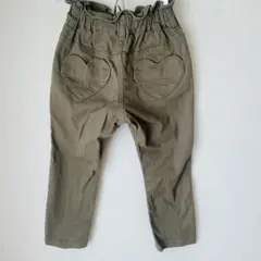 アプレレクール　ハートポケットパンツ　カーキ　110cm