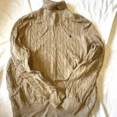 【美品✨値下げ中】ラルフローレン ケーブルニット セーター XXL ベージュ