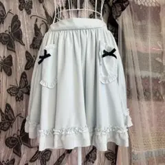 ankrouge アンクルージュ 量産型 スカート水色 ハート フレア