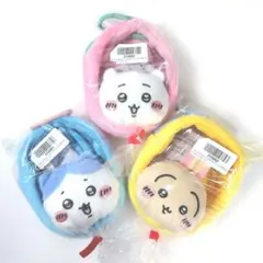 ちいかわ 窓付きおかおミニポーチ 3種セット 新品未開封タグ付き
