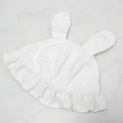 mezzo piano メゾピアノ 帽子 うさぎ ホワイト S 44～46cmのサムネイル