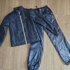 アディダス レディース 中綿ジャケット パンツ 上下セット売り M ネイビー