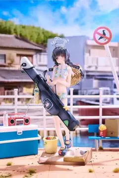 中古品］鷺沢文香 紺碧の境界 水着 1/8スケールフィギュア wave - メルカリ