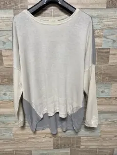 BEAMS HEART✦切替デザインニット✦大人ナチュラルな抜け感コーデ