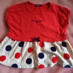 ムージョンジョン水玉模様 Tシャツ 110サイズ