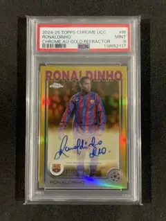 2024/25 Topps クローム UCC ロナウジーニョ 直筆サイン /50