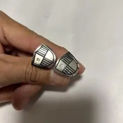 カフスリンクス　シルバーカラー