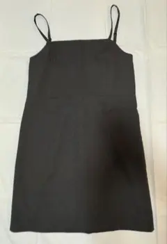 INGNI ブラック キャミミニワンピース