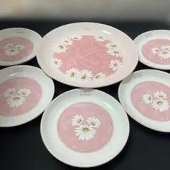 (1-176)Hiromichi nakano 花柄 皿 6枚セット