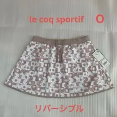 未使用　ルコックスポルティフ テニス　スコート　リバーシブル ピンク　O