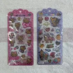 日焼けハローキティ、サンリオキャラクター　ドロップジュエリーシール