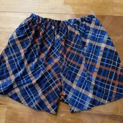 テニスウェアチェックショートパンツMサイズララジュップハンドメイド