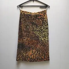 レオナールのスカート　ヒョウ柄　Lサイズのサムネイル