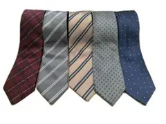 ネクタイ 5本セット ボルドー グレー ベージュ ダークブルー