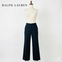 美品 RALPH LAUREN ピンストライプ ワイドパンツ 11 上品 万能