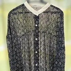 週末値下げ！美品⭐︎CHIGNON シニヨン　シアー ロングシャツワンピースのサムネイル