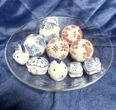 陶器の浮き玉　10個セット