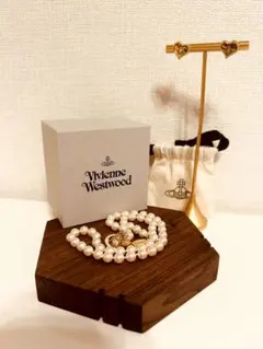 Vivienne Westwood パールネックレスとピアスセット
