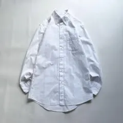 『BURBERRY』シャドーチェック／長袖シャツ／ボタンダウン／M