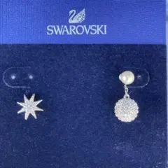 スワロフスキー正規品　片耳ピアス2個
