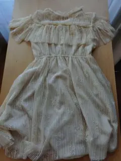 ★SHEIN レースフリルワンピース 140