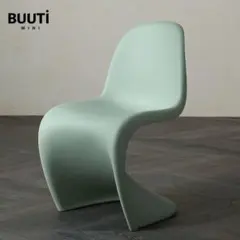 2脚 豆グリーン色 パントンチェア リプロダクト シンプル 屋外 室内 北欧