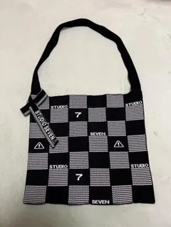 STUDIO SEVEN Block Check Knit Bagのサムネイル