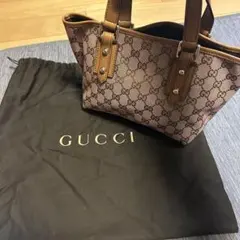 【良品】GUCCI ピンク ブラウン ハンドバッグ 保存袋付き