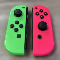【美品純正完動品】Nintendo Switch Joy-Conグリーンピンク①