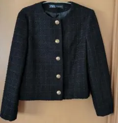 チェック ジャケット