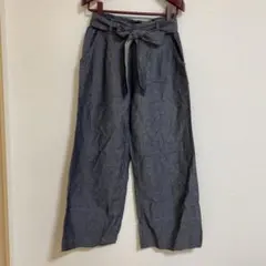ユニクロ　リネンイージーワイドパンツ　Mサイズ