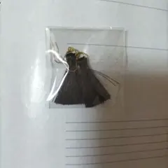 黒フリンジタッセルピアス
