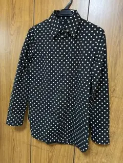 BLACK COMME des GARÇONS ドット柄 長袖シャツ 00's - メルカリ
