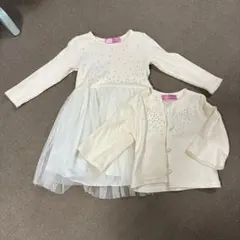 イオソノマオ　キッズ ワンピース カーディガン セット