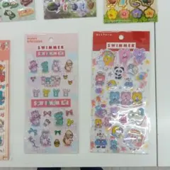 【値下げ】シールセット　ピクミン　こびとづかん　SWIMMER等