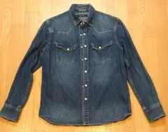 ナノユニバース デニムシャツ 長袖