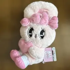 エスターバニー フリルリボンBIGぬいぐるみ ピンク