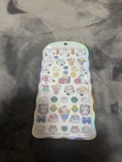 コットンパフィーシール　シマエナガ
