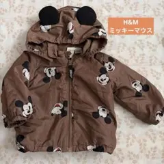 H&M ミッキーマウス アウター 4-6M