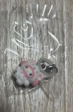 【新品・未開封】サンリオ　めじるしアクセサリー　ふわふわスノー　マイメロディ