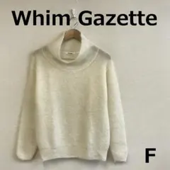 H1112A14【Whim Gazette】オフタートルモヘアニット