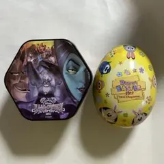 ディズニー ハロウィン・イースター 缶 2個セット