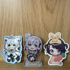 ◆オークション◆ホロライブ まとめ売り　アクスタ１つとステッカー2枚セット