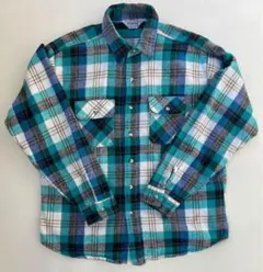 80s ファイブブラザー USA製 ヘビーネルシャツ XL 長袖