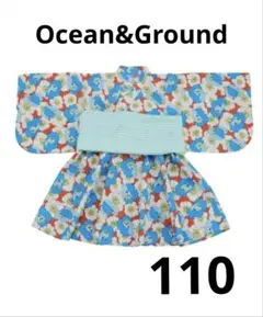 Ocean&Ground 花柄 浴衣 ワンピース 110cm MARKEY'Sのサムネイル