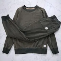 ポールスミス セットアップ スウェット M カーキ 緑 綿 上下 ルームウェア